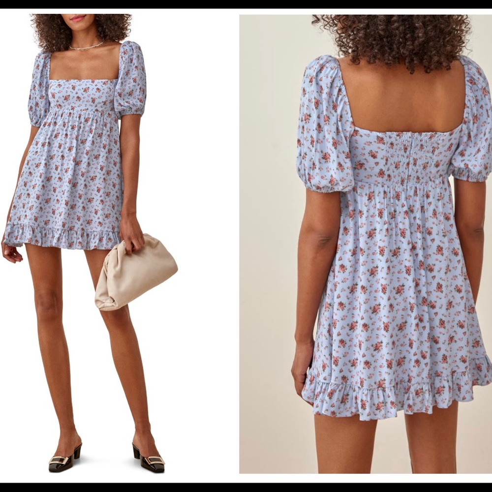 Wore Once! Bristol Floral Baby Doll Dress